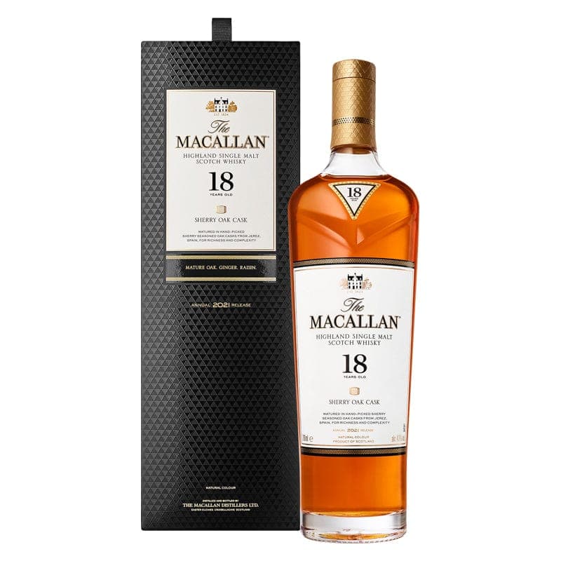 The Macallan 18 Year Sherry Oak Cask Scotch Whisky - Barbank