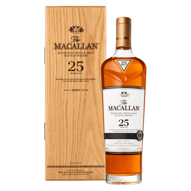 The Macallan 25 Year Sherry Oak Scotch Whisky - Barbank