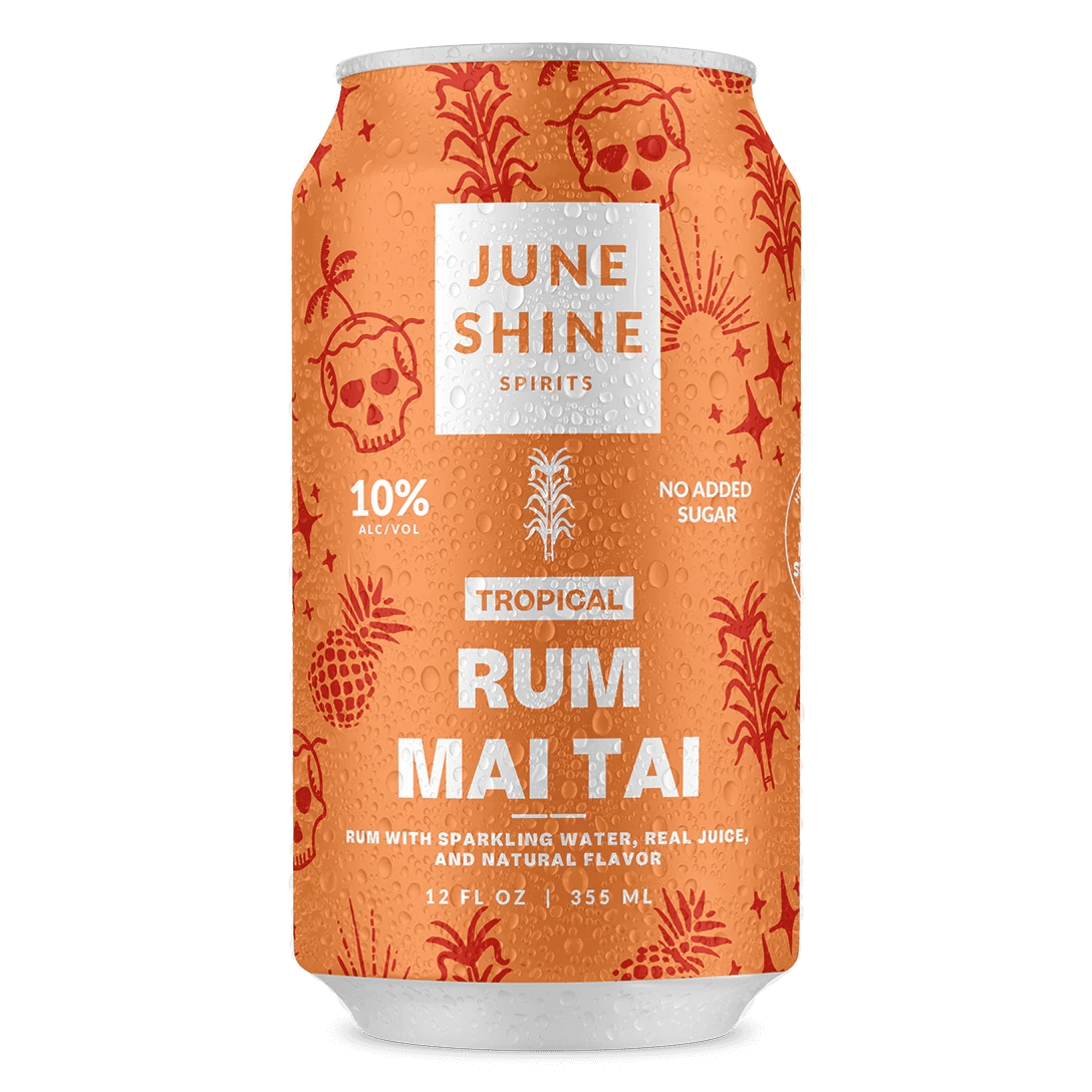 Juneshine Tropical Rum Mai Tai Canned Cocktail - Barbank