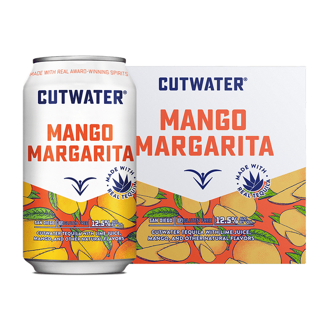 Cutwater Mango Margarita Canned Cocktail - Barbank