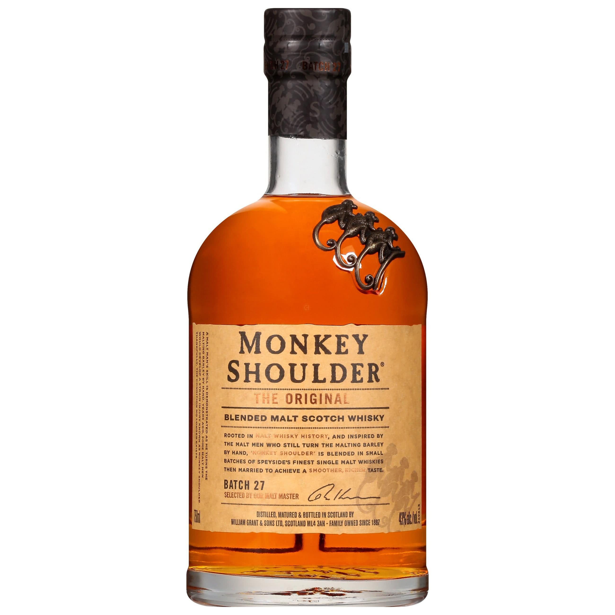 Monkey Shoulder Blended Malt Scotch Whisky - Barbank