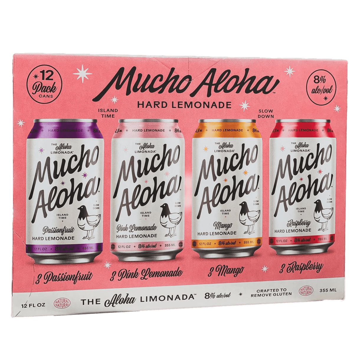 Mucho Aloha Hard Lemonade Pink 12 Pack - Barbank
