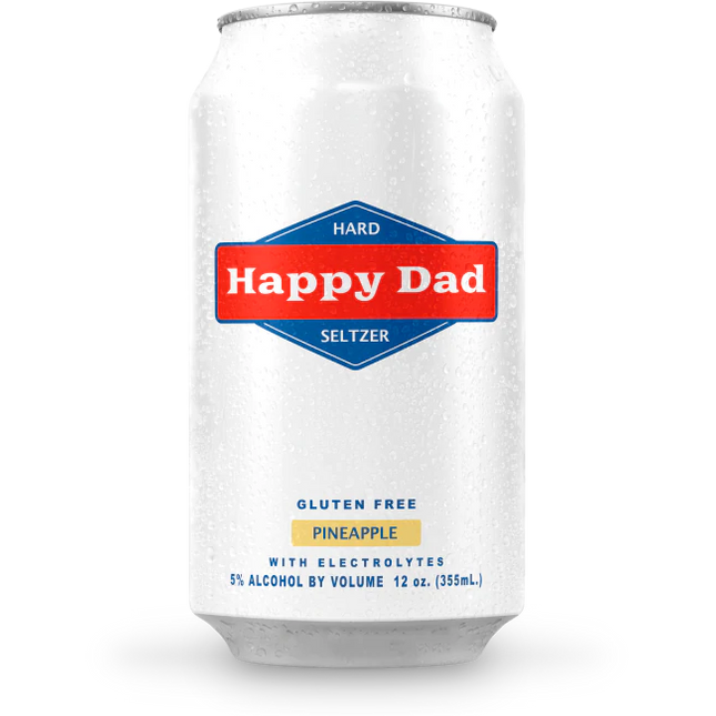 Happy Dad Seltzer Pineapple 12 Pack - Barbank