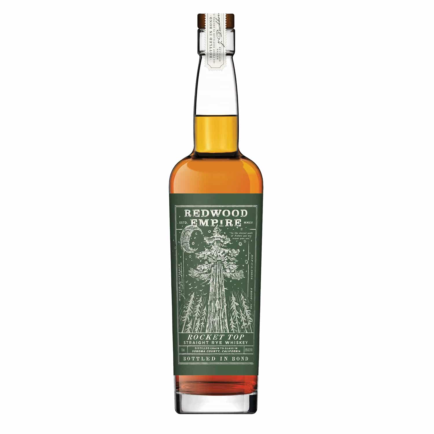 Redwood Empire Rocket Top Bottled In Bond Rye Whiskey - Barbank