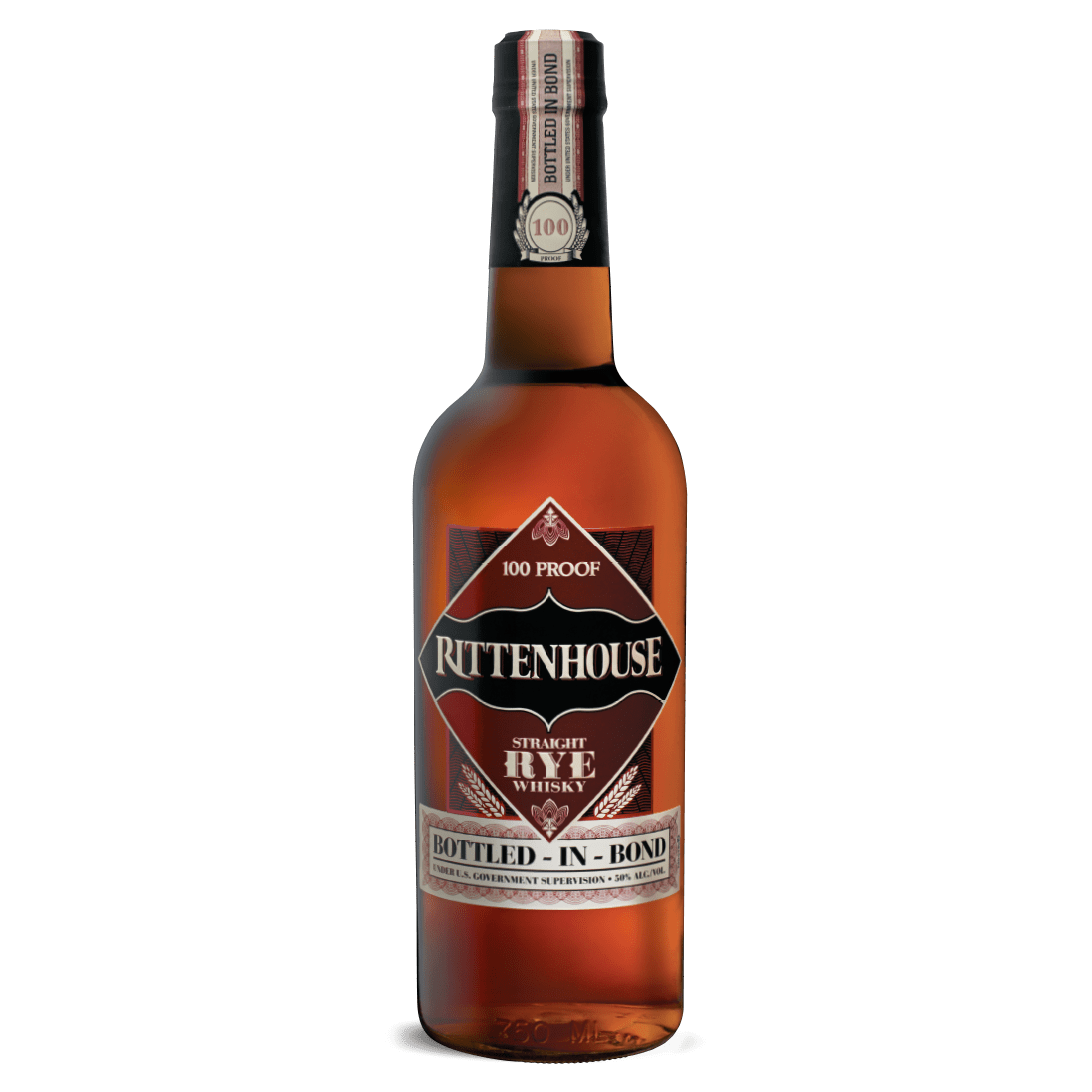 Rittenhouse Bottled In Bond 100 Proof Rye Whiskey - Barbank