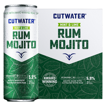 Cutwater Rum Mint Mojito Canned Cocktail - Barbank