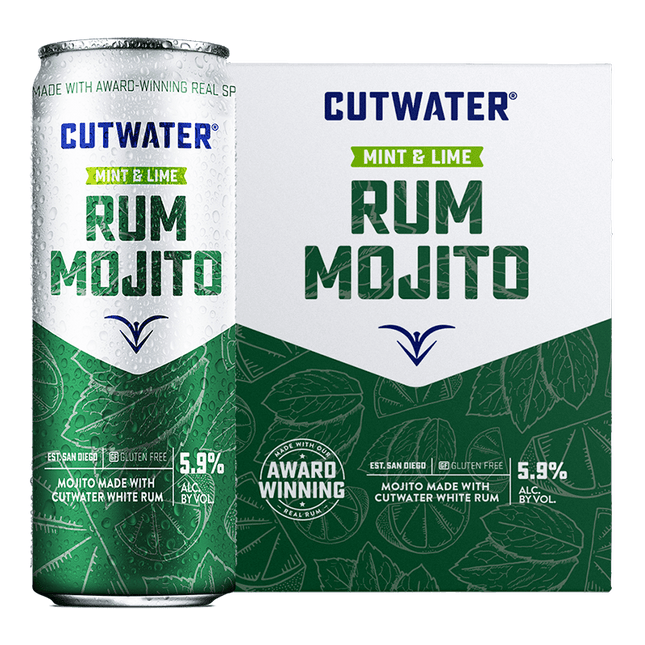 Cutwater Rum Mint Mojito Canned Cocktail - Barbank