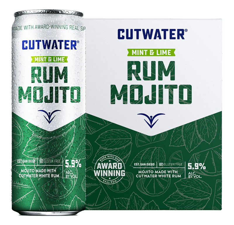 Cutwater Rum Mint Mojito Canned Cocktail - Barbank