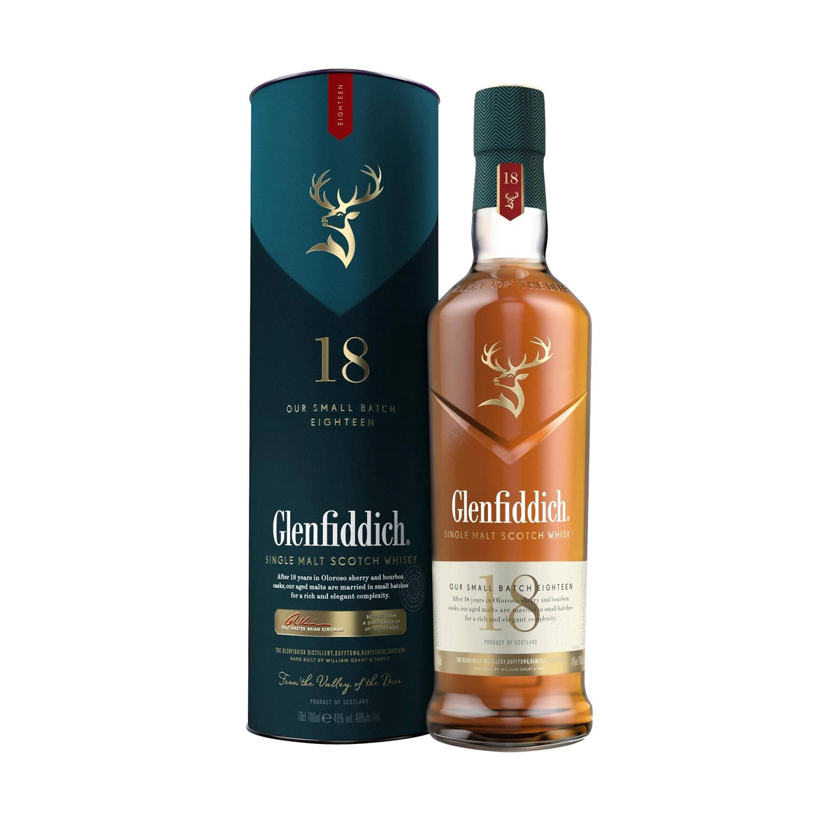Glenfiddich 18 Year Old Single Malt Whisky - Barbank