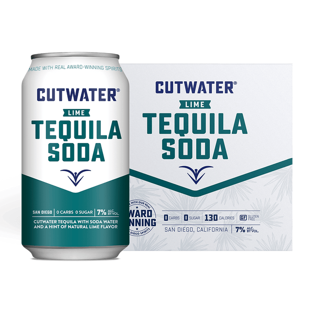 Cutwater Tequila Soda Canned Cocktail - Barbank