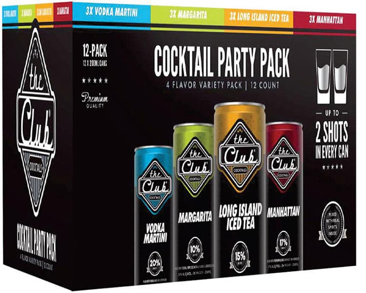 The Club Cocktail Party Pack 12 Pack - Barbank