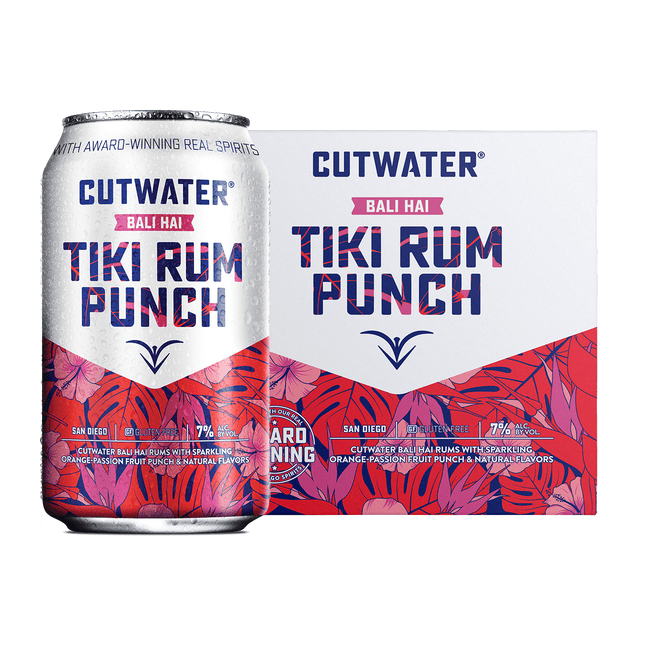 Cutwater Tiki Rum Punch Canned Cocktail - Barbank