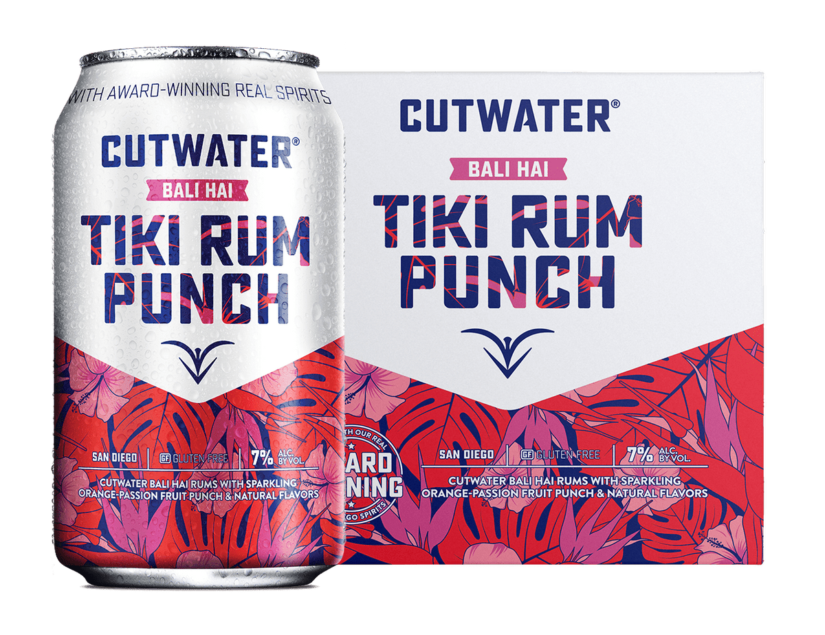 Cutwater Tiki Rum Punch Canned Cocktail - Barbank