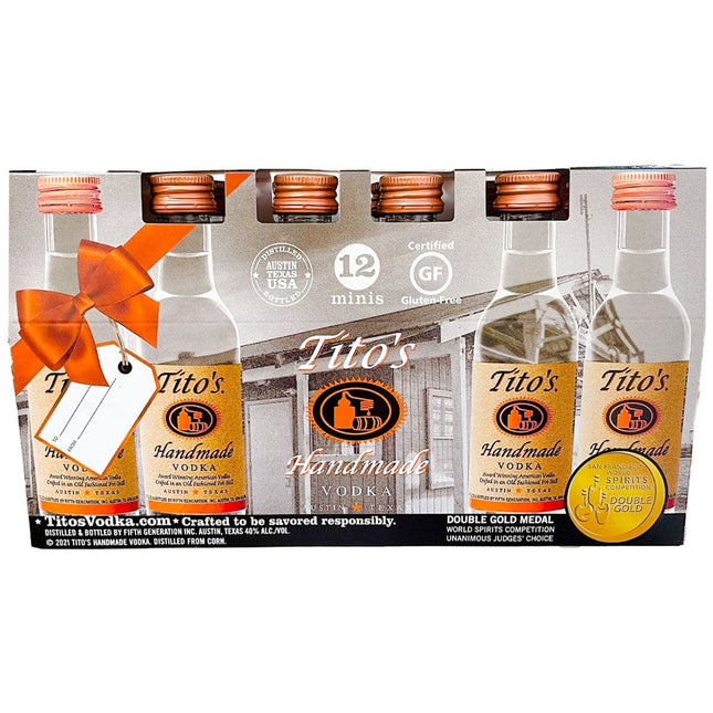 Tito's Handmade Vodka Holiday 12 Pack Minis - Barbank