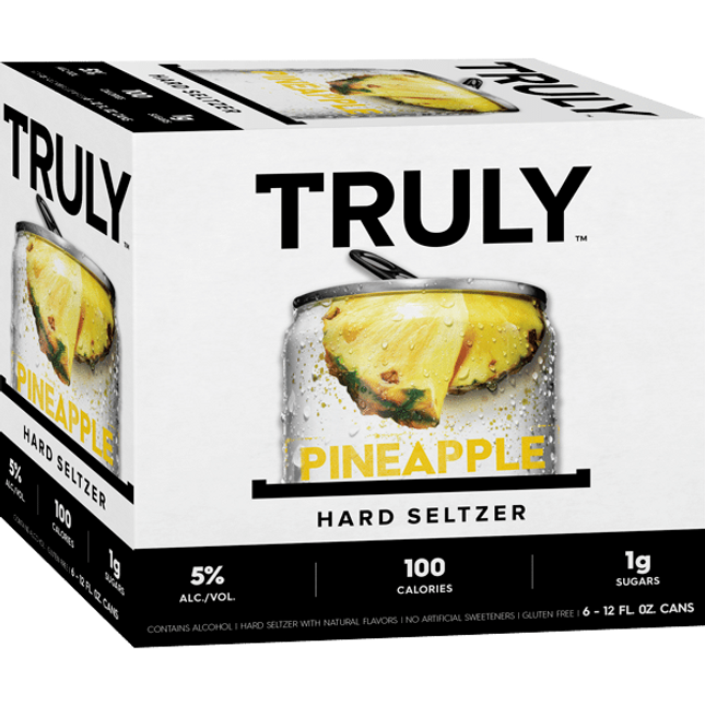 Truly Pineapple Hard Seltzer - 6pk - Barbank