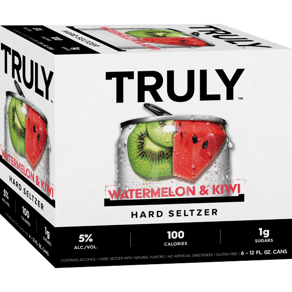 Truly Hard Seltzer Watermelon & Kiwi - 6pk - Barbank