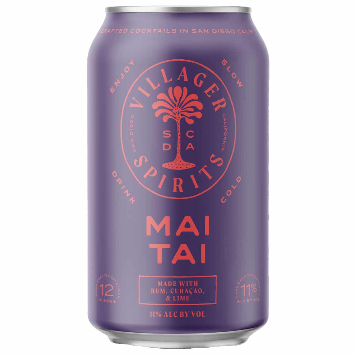 Villager Spirits Rum Mai Tai RTD Canned Cocktail 4-Pack - Barbank