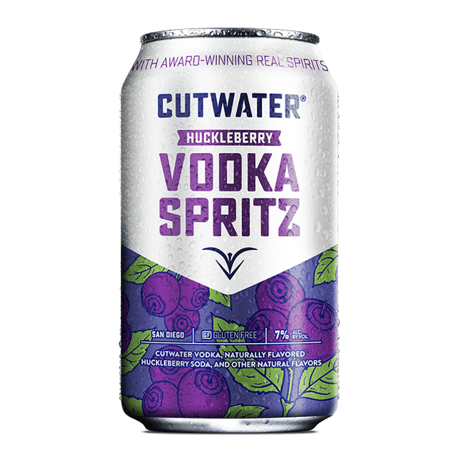 Cutwater Huckleberry Vodka Spritz Ready to Drink Cocktail - Barbank