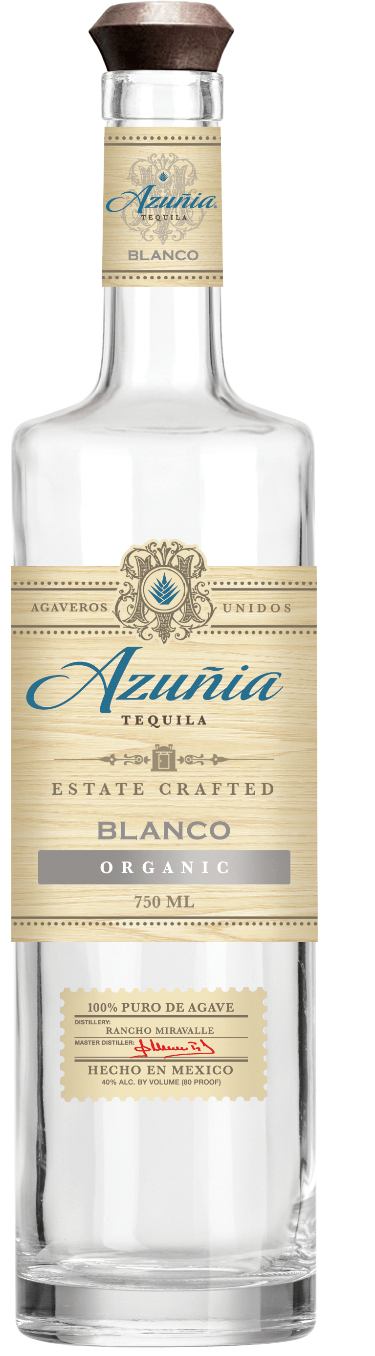 Azunia Blanco Organic Tequila - Barbank