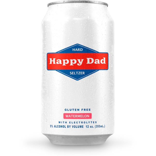 Happy Dad Seltzer Watermelon 12 Pack - Barbank