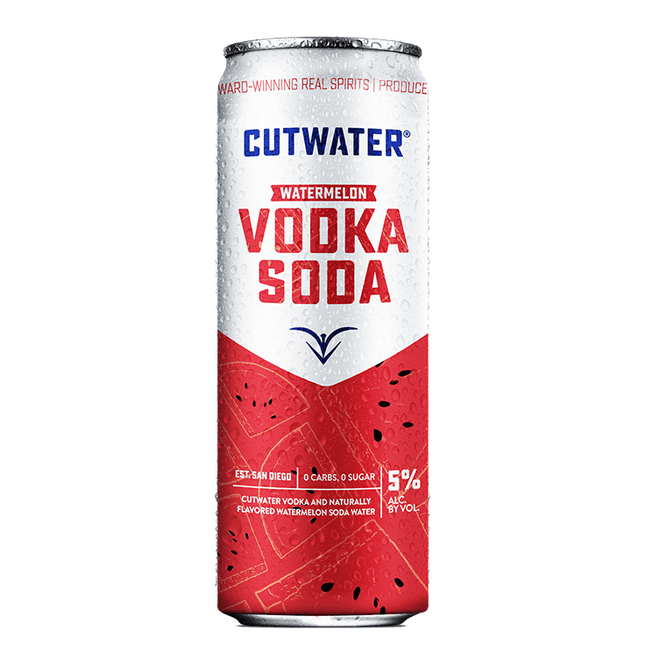Cutwater Watermelon Vodka Soda Ready to Drink Cocktail - Barbank