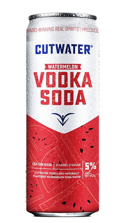 Cutwater Watermelon Vodka Soda Ready to Drink Cocktail - Barbank
