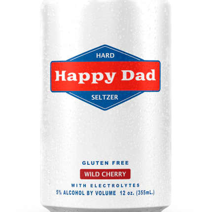 Happy Dad Seltzer Wild Cherry 12 Pack - Barbank