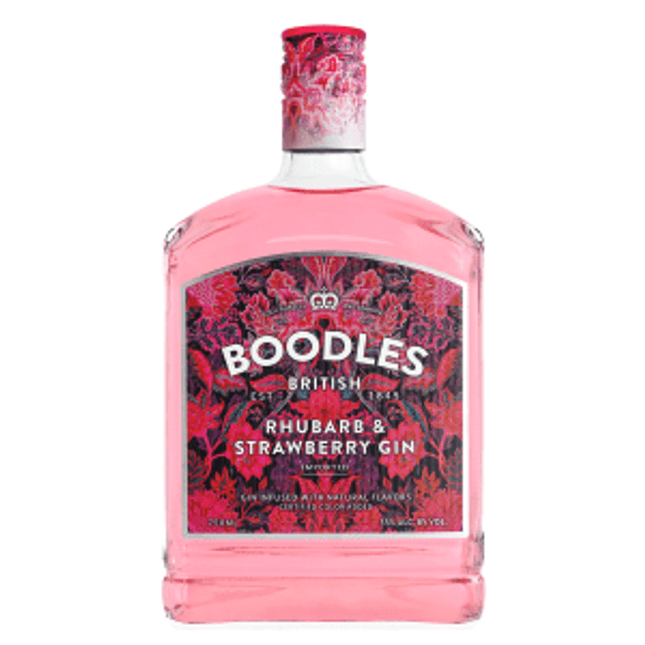 Boodles Rhubarb & Strawberry Gin - Barbank